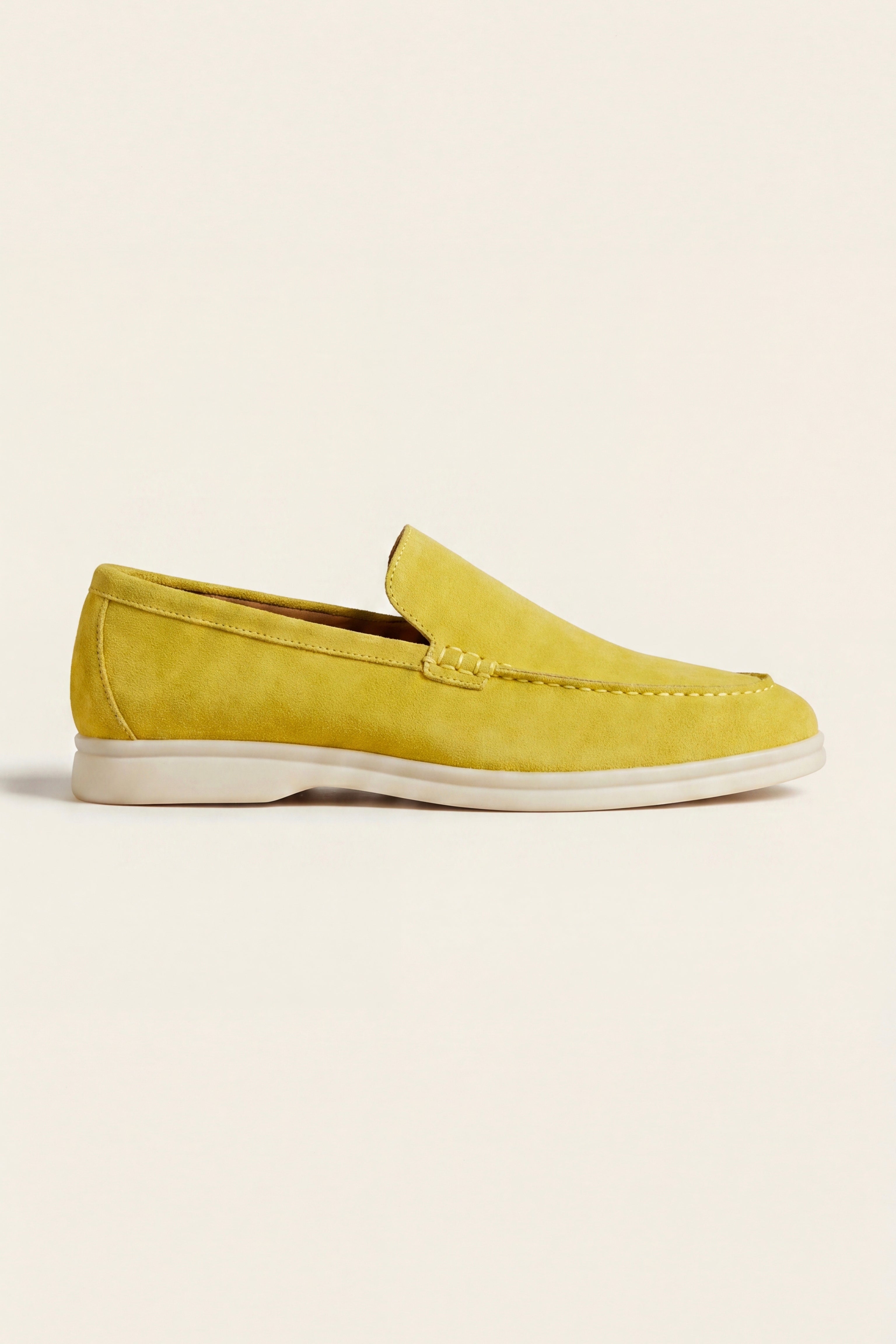 Leonis Suede Loafers Yellow